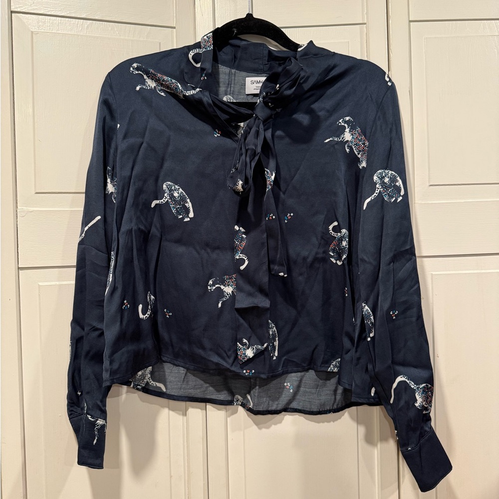 SAM‎ & LAVI tiger blouse EUC size xs
